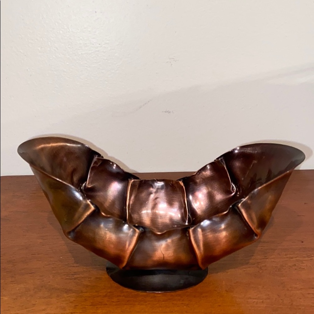 Copper craft guild 611 antique folded decorative
